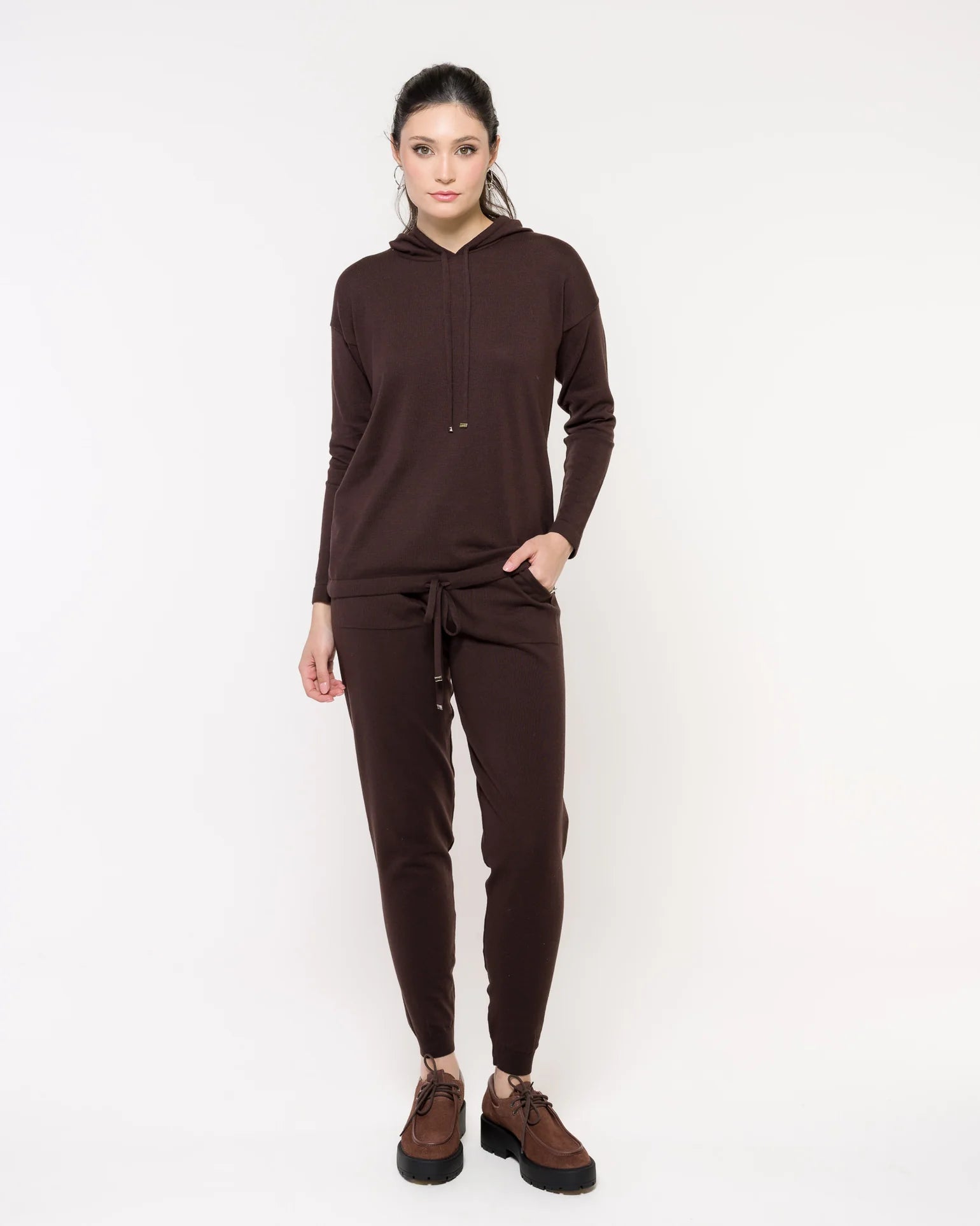 Blusa Tricot Capuz - Catarina