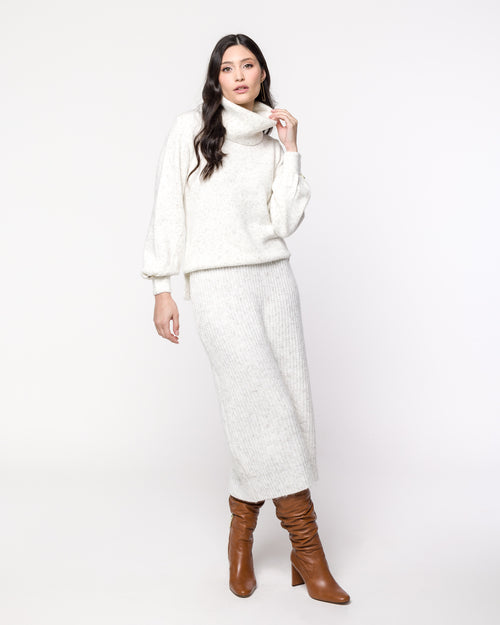 Blusa Bárbara Prega no punho com botão - TRICOT