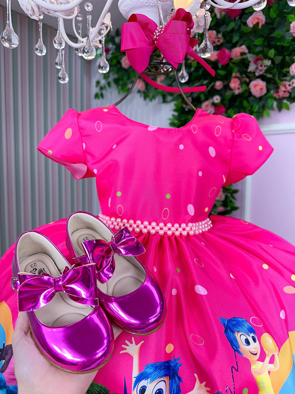 Vestido Tematicos Ysa Kids Divertidamente Glamim