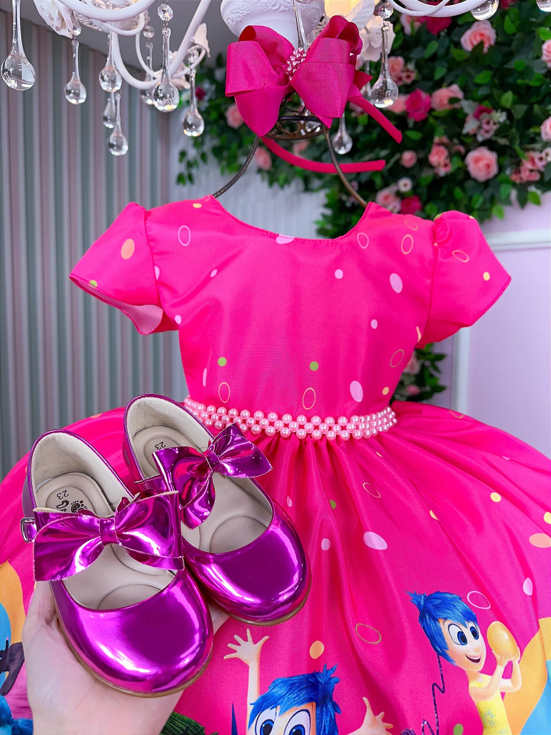 Vestido Tematicos Ysa Kids Divertidamente Glamim