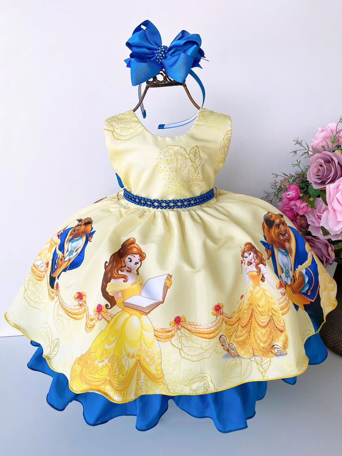 Vestido Tematicos da Miss A Bela e a Fera - Glamim