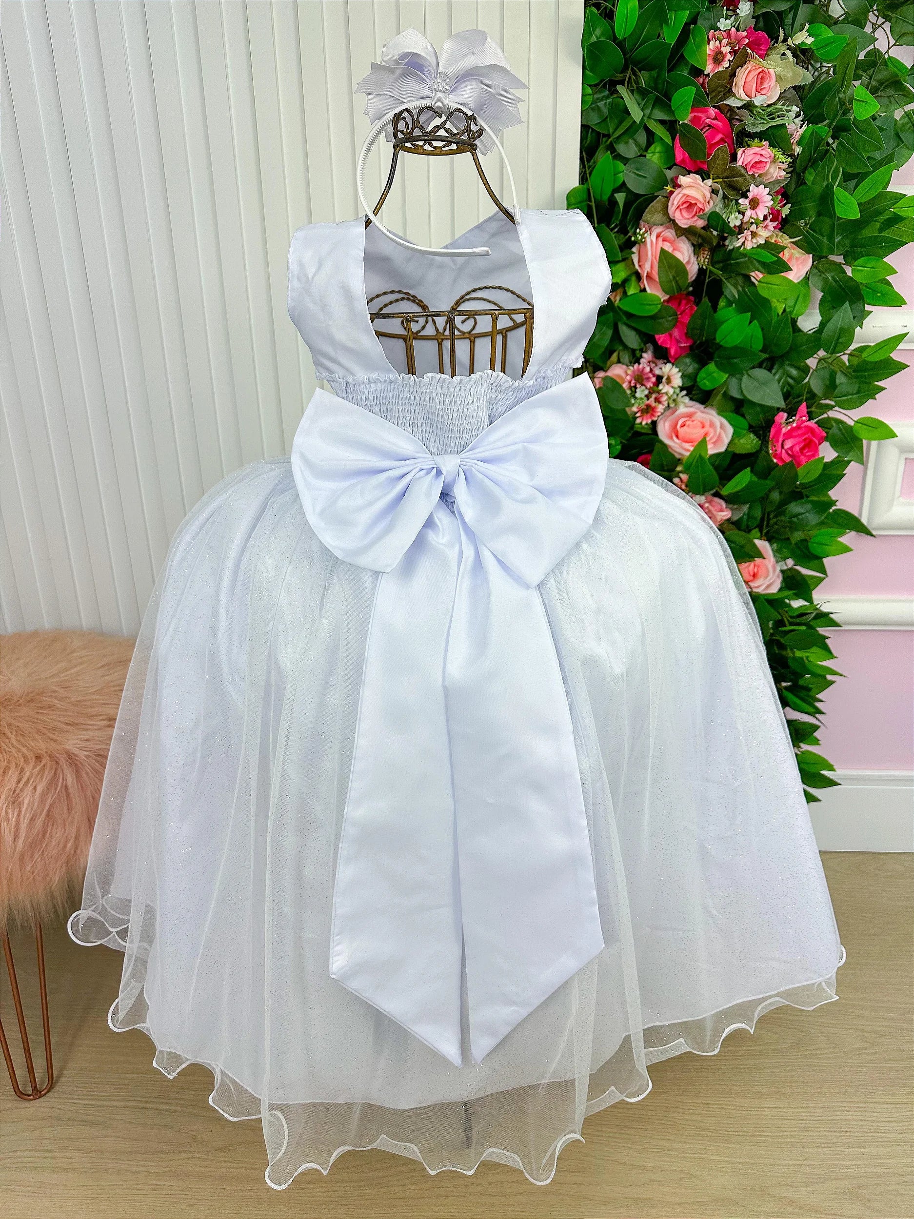 Vestido Marie Longo Olivia Branco - DAMINHA