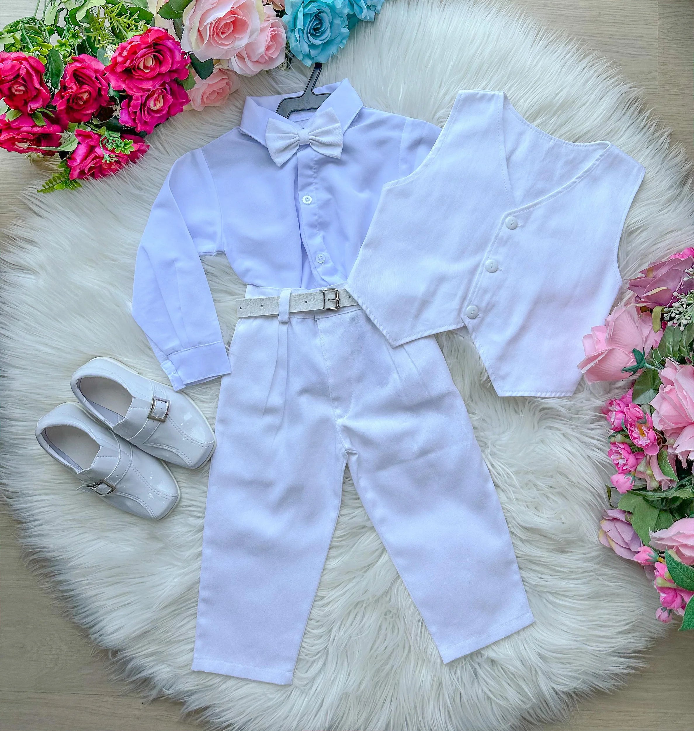 CONJUNTO MISS CHERRY SOCIAL BRANCO PAJEM