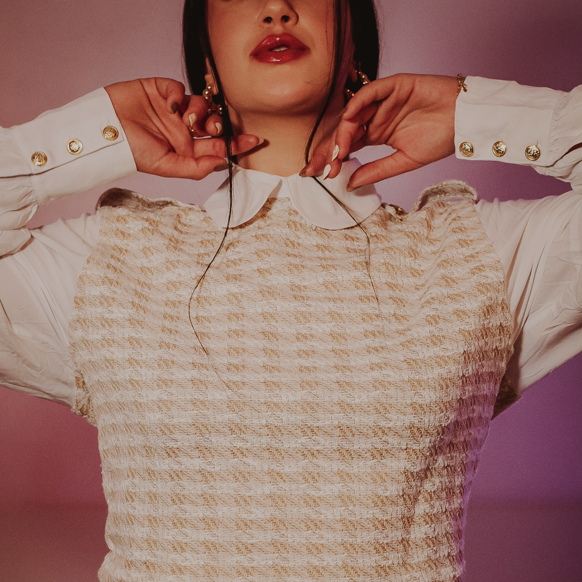CONJUNTO MIkAELA  PIED DE POULE