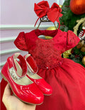 Vestido Glamim Vermelho infantil