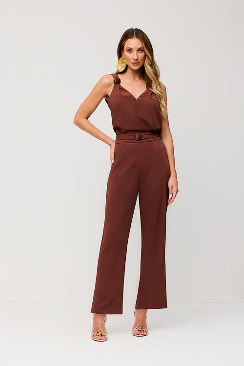 Blusa Reta Lisa Com Passante Nas Alças