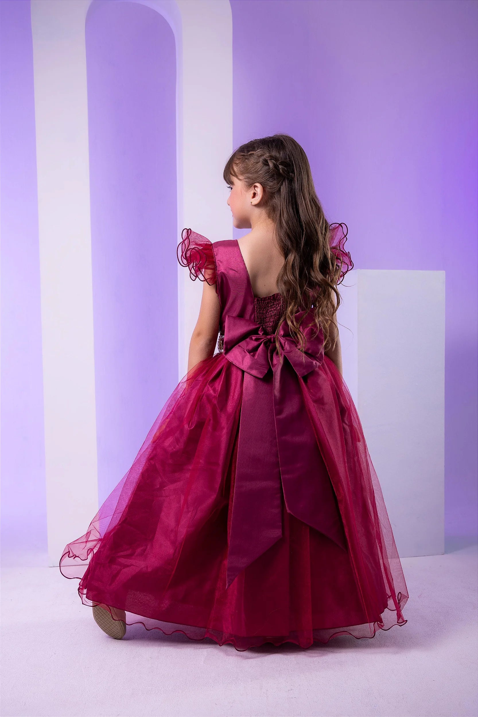 Vestido Marie Longo Marina Marsala DAMINHA
