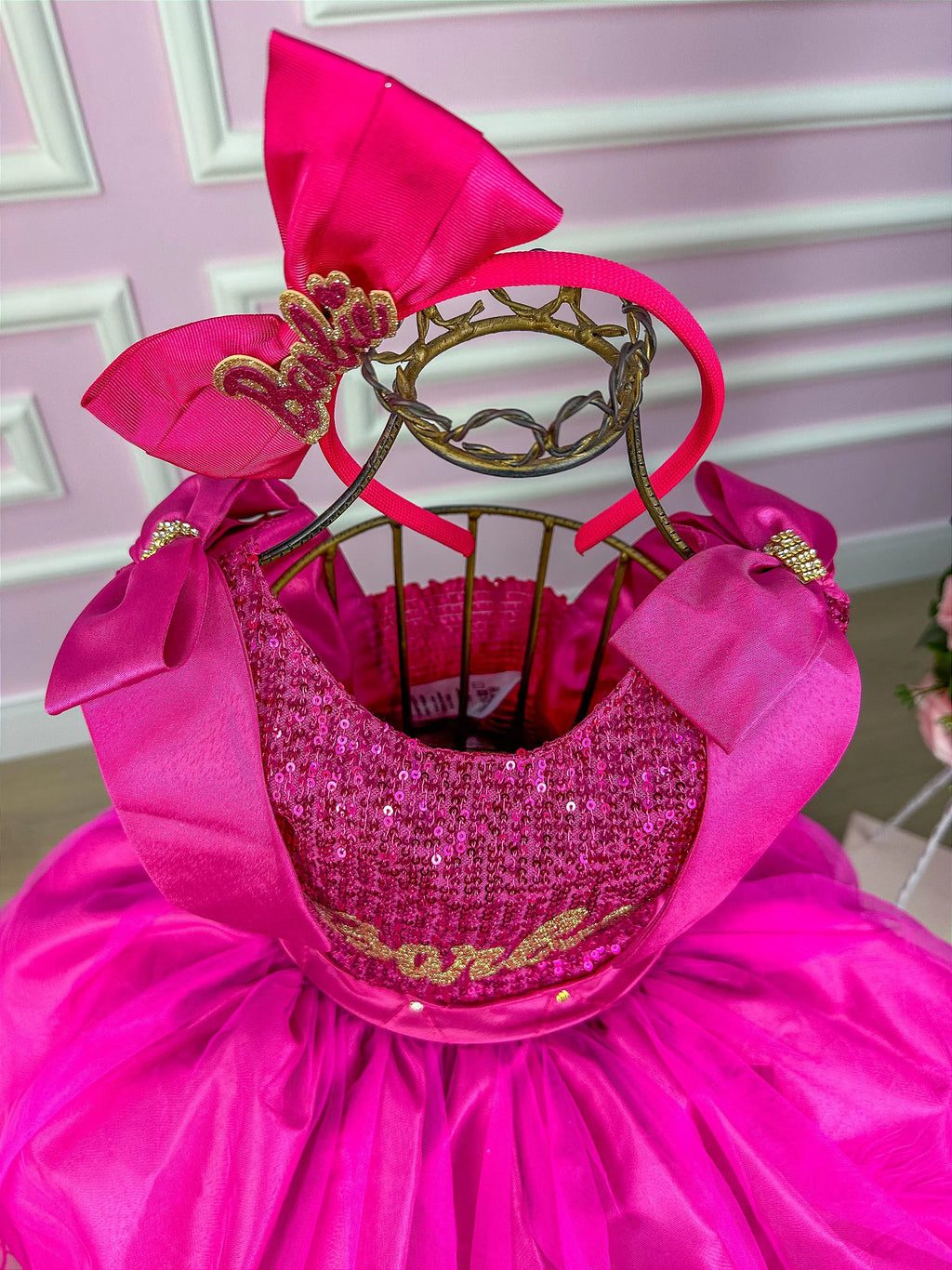 Vestido Princesa Belli Tematico Barbie Girls Glamim