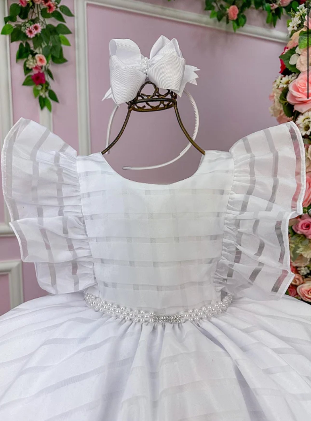 Vestido Branco Luxo - DAMINHA