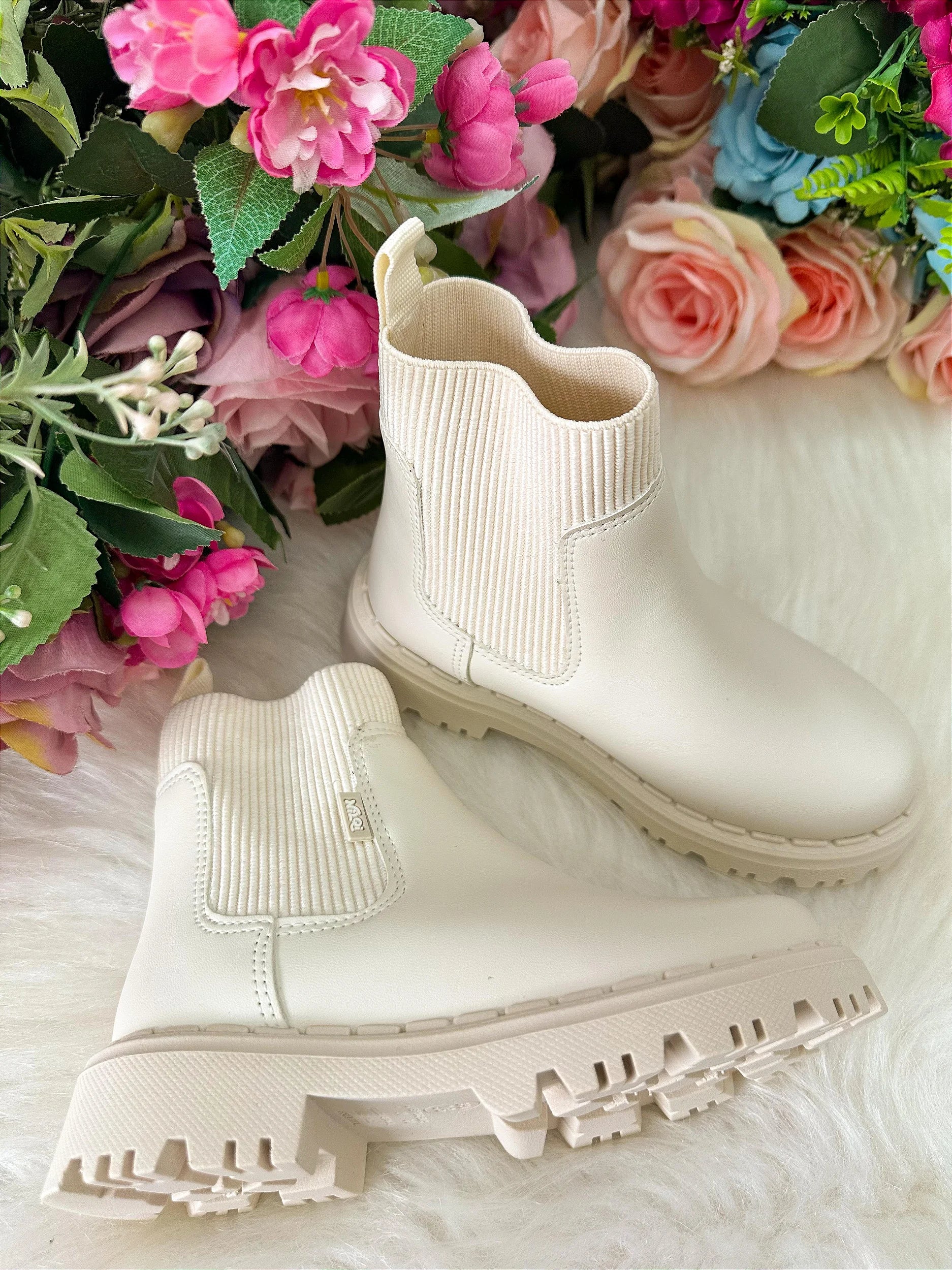 Bota - Coturno Nilqi Bianca Off White