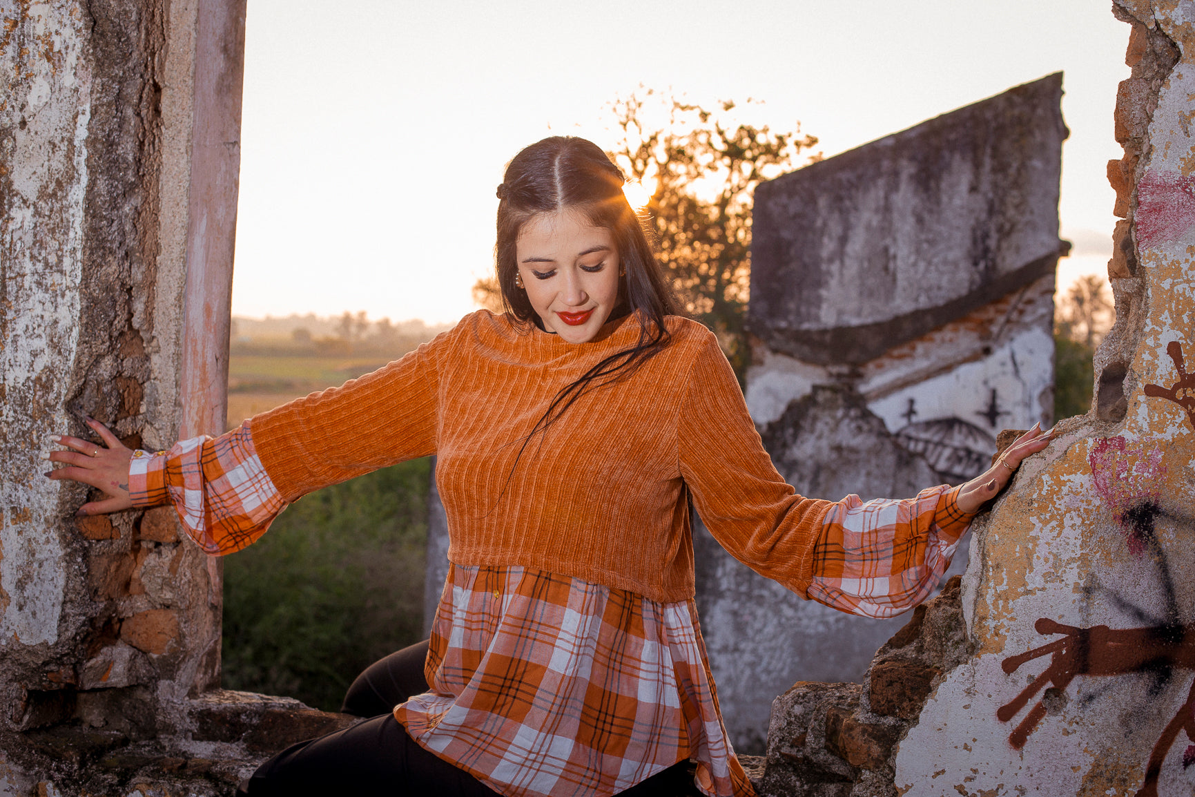 BLUSA MIkAELA ENTARDECER