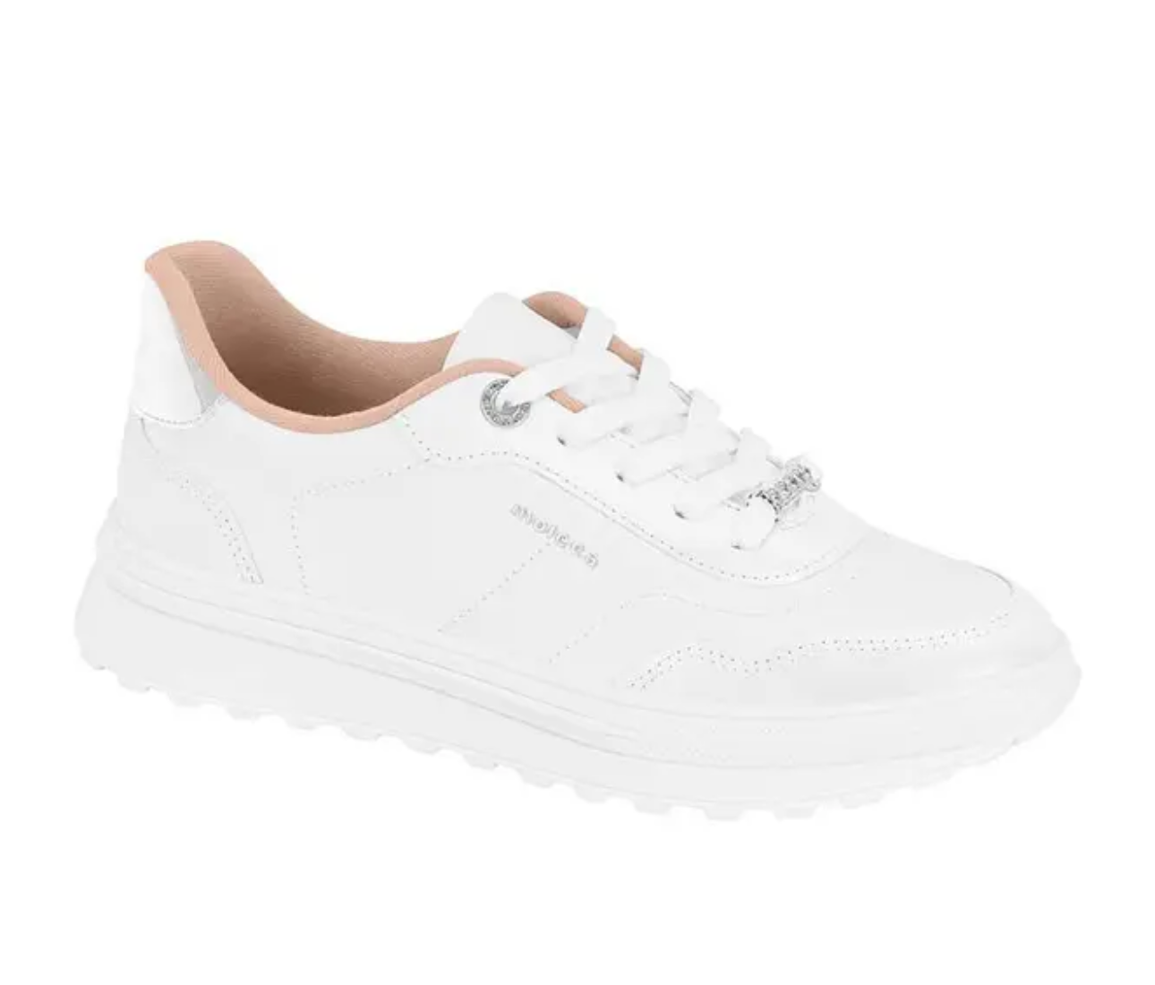 TÊNIS FEMININO CASUAL MOLECA BRANCO
