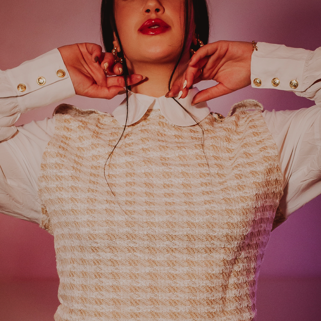 CONJUNTO MIkAELA  PIED DE POULE