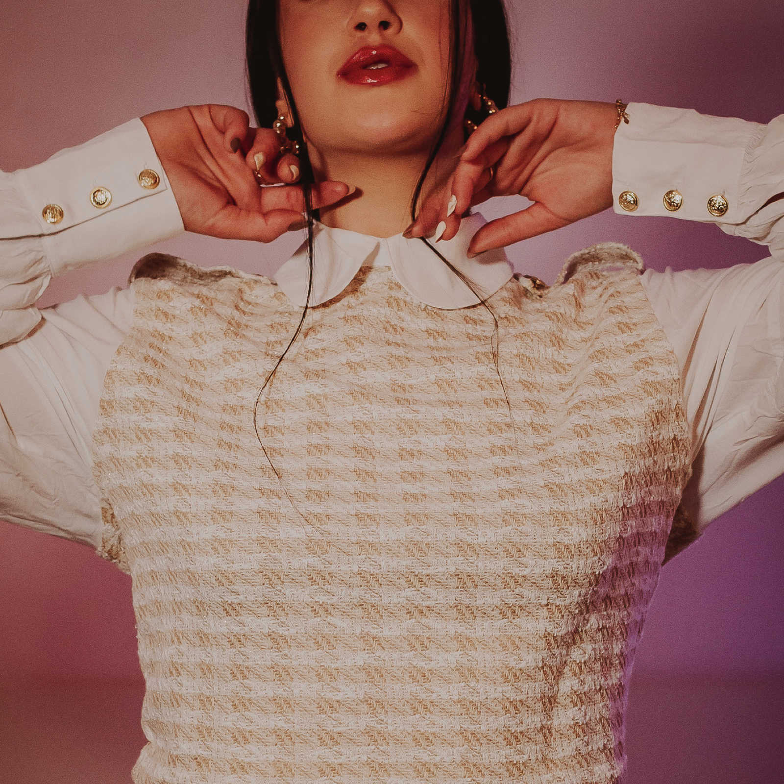 CONJUNTO MIkAELA  PIED DE POULE