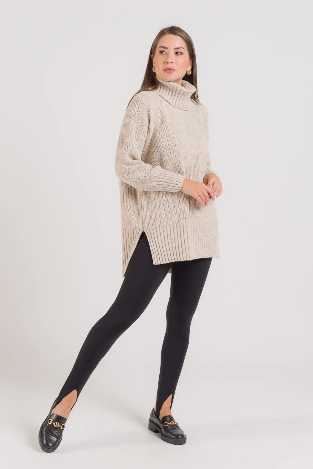 Maxi Pull em Tricot - Nadine