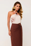 Blusa Frente Única Com Passante